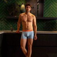 boxer blue stripes