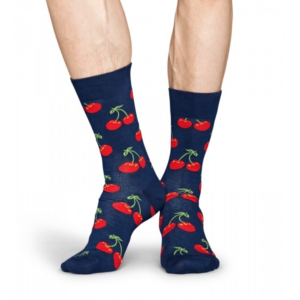 cherry socks azul marino