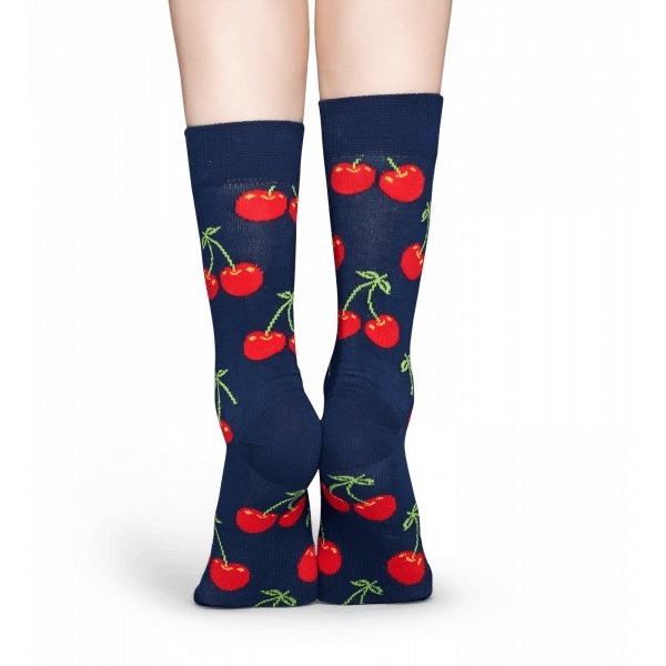 cherry socks azul marino