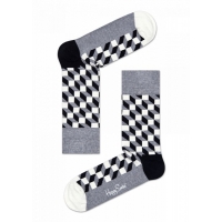 filled optic socks gris