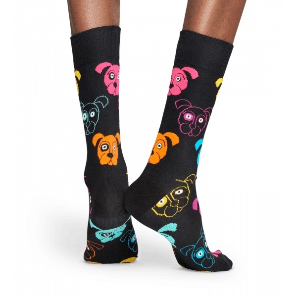 dog socks negro