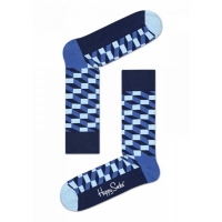 filled optic socks azul