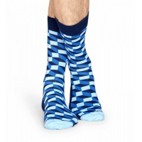 filled optic socks azul