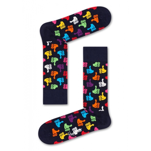 thumbs up socks azul marino