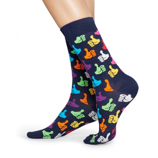 thumbs up socks azul marino