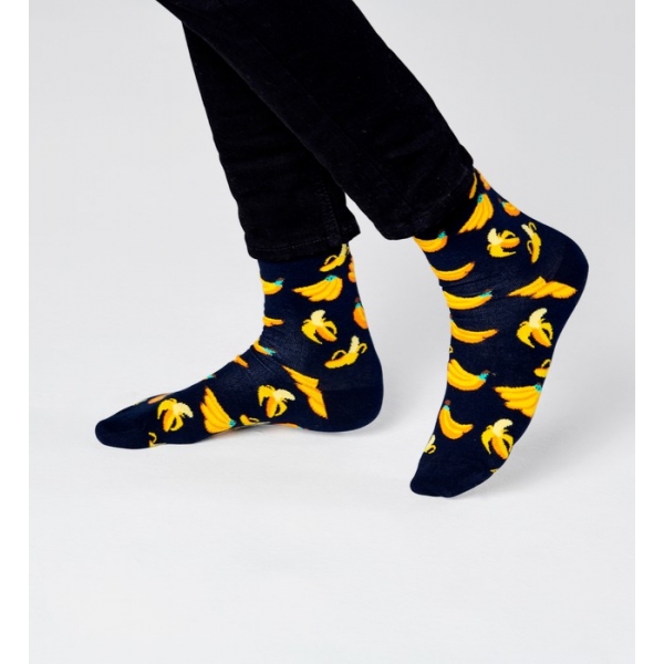 banana socks azul marino