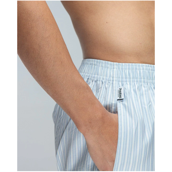 boxer short blue doubles azul