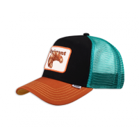 trucker cap food croissant
