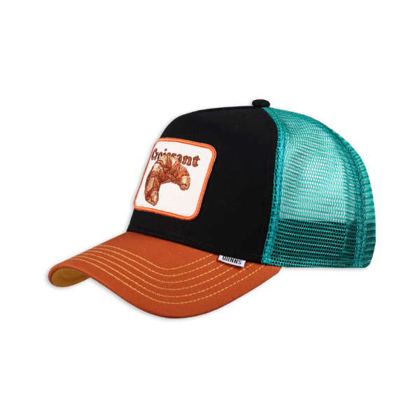 trucker cap food croissant