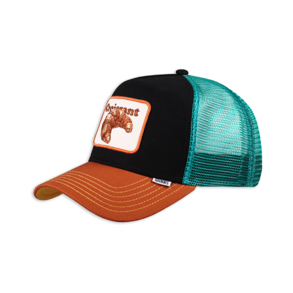 trucker cap food croissant