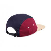 5-panel flat cap orange