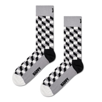 4-pack classic black & white socks gift box