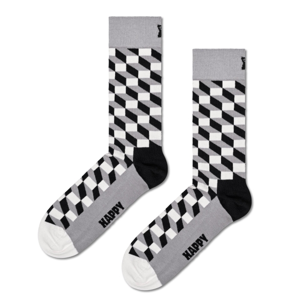 4-pack classic black & white socks gift box