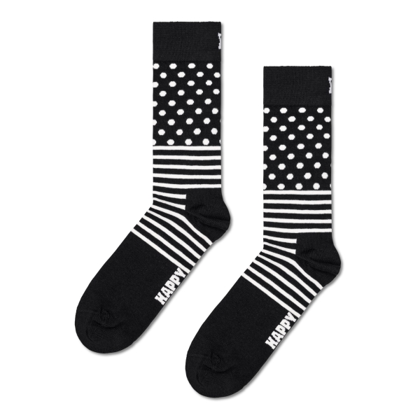 4-pack classic black & white socks gift box