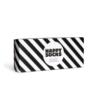 4-pack classic black & white socks gift box