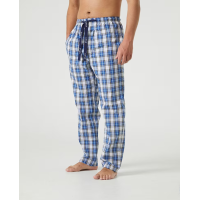 pijama largo cuadros azules