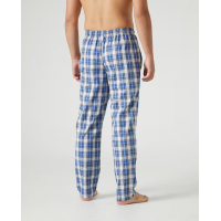pijama largo cuadros azules