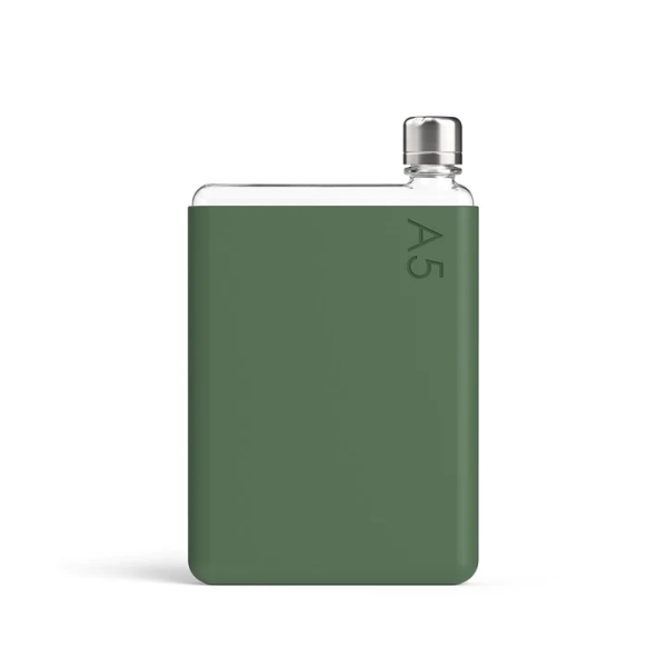 A5 silicone sleeve moss green
