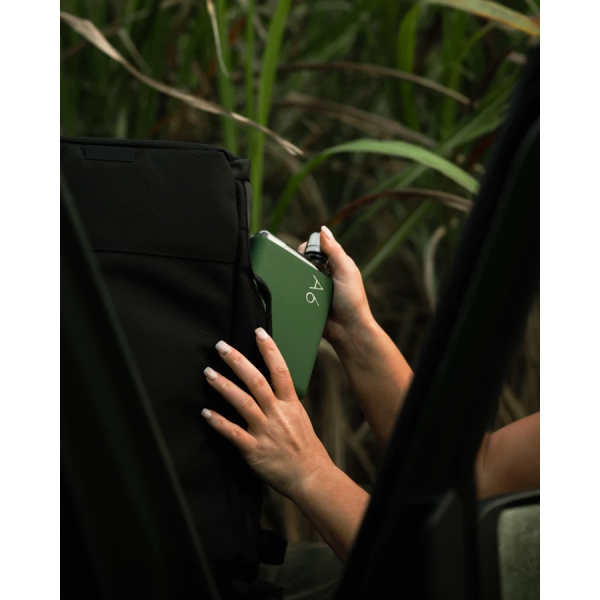 A6 silicone sleeve moss green