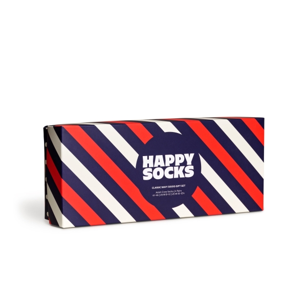 4-pack classic navy socks gift box 