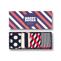 4-pack classic navy socks gift box 