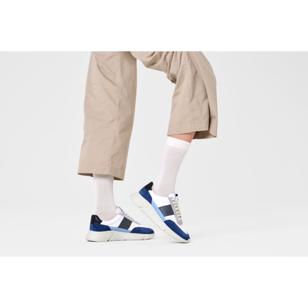 solid white socks
