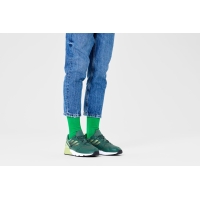 solid green socks