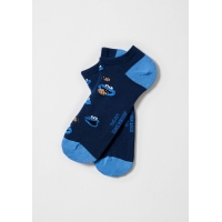 BeSesame Street Monster ankle socks