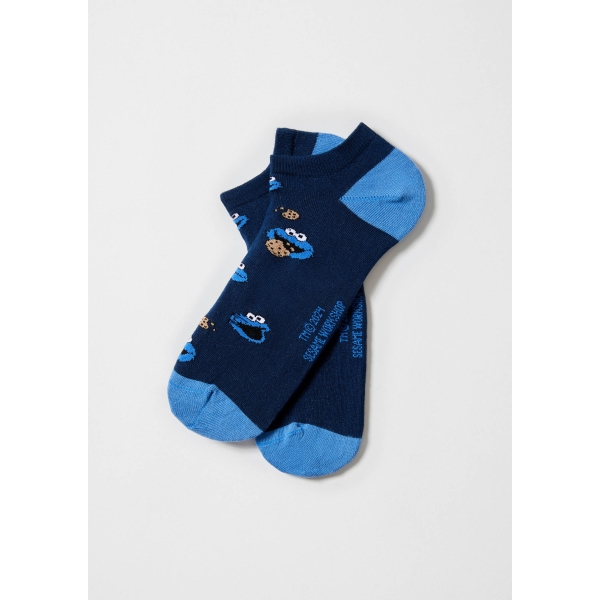 BeSesame Street Monster ankle socks