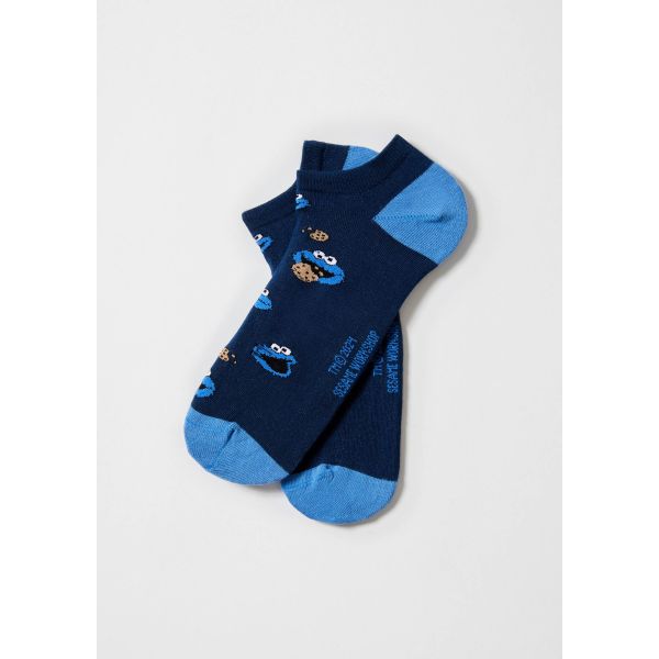 BeSesame Street Monster ankle socks