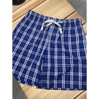 pijama corto cuadros azules