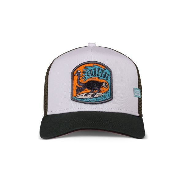 trucker cap surf ostrich