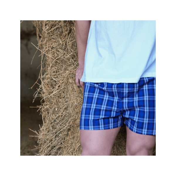 boxer short gower cuadros azules