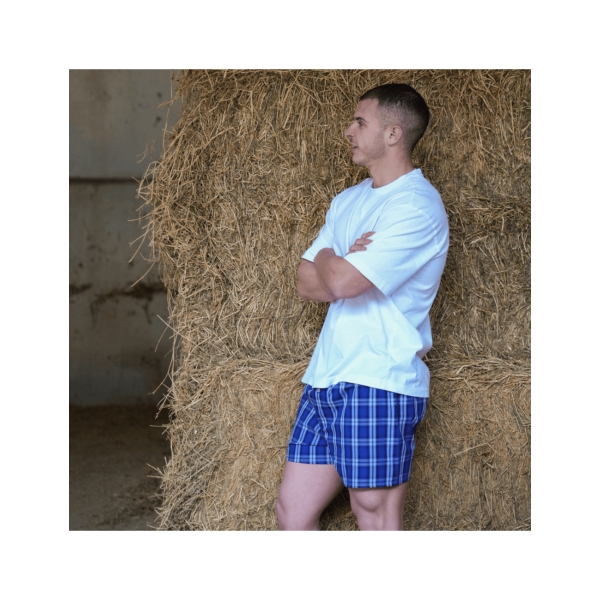 boxer short gower cuadros azules