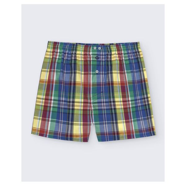 boxer short dorval cuadros multicolor