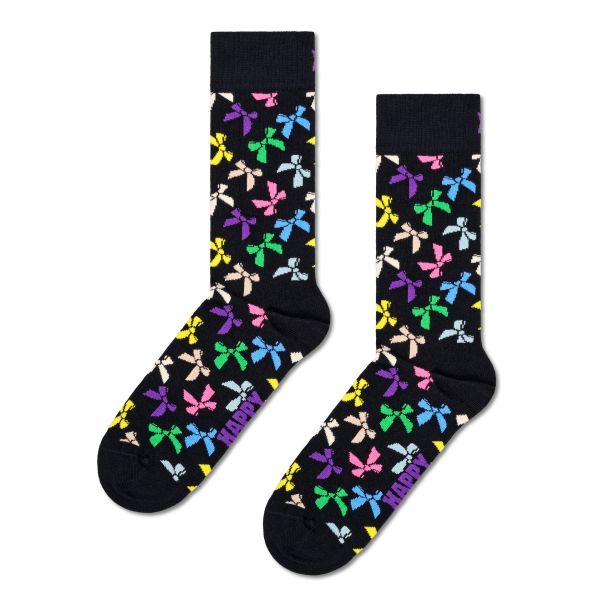 bow socks negro
