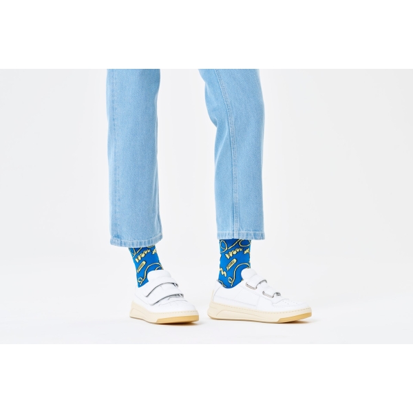 pasta socks azul