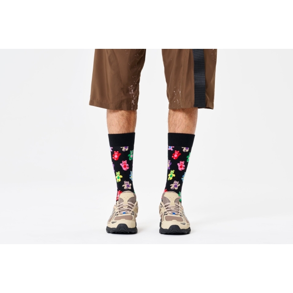 teddy bear socks negre