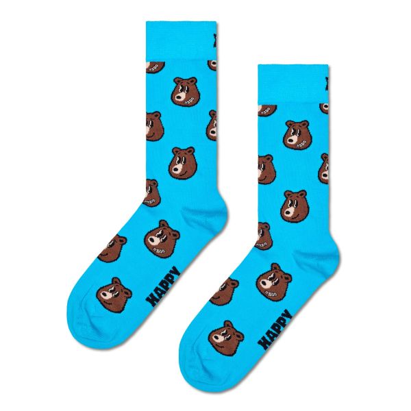bear socks azul