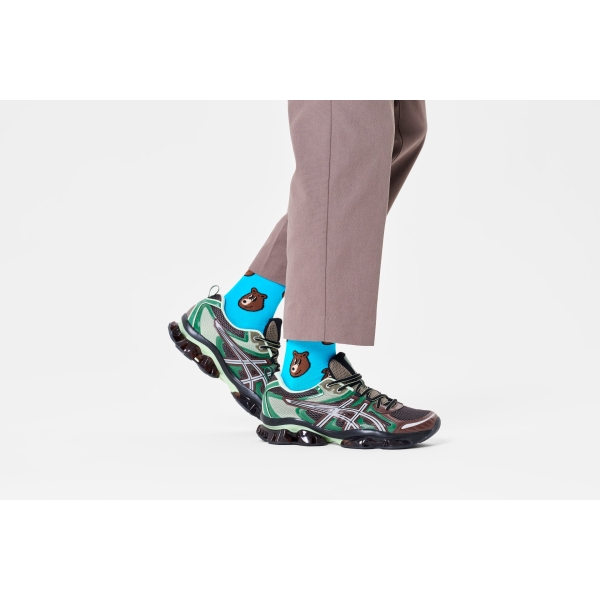 bear socks azul