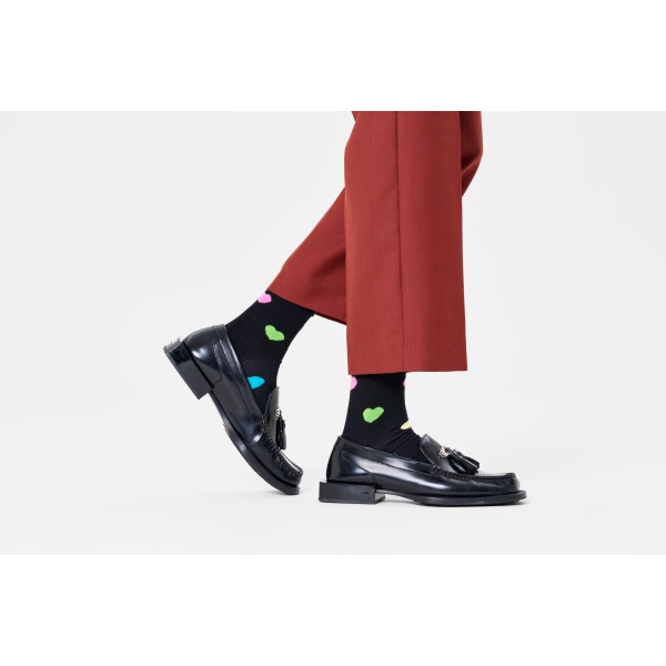 heart socks negre