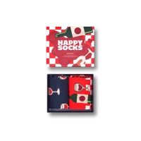 2-pack wine socks gift box