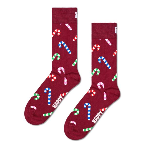 candy cane socks granate