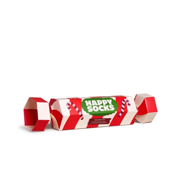 2-pack holiday striped gift box