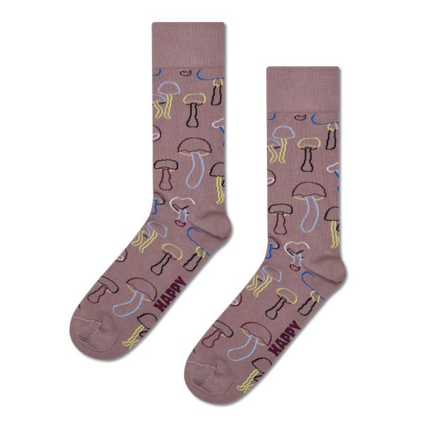 mushroom natural dye socks