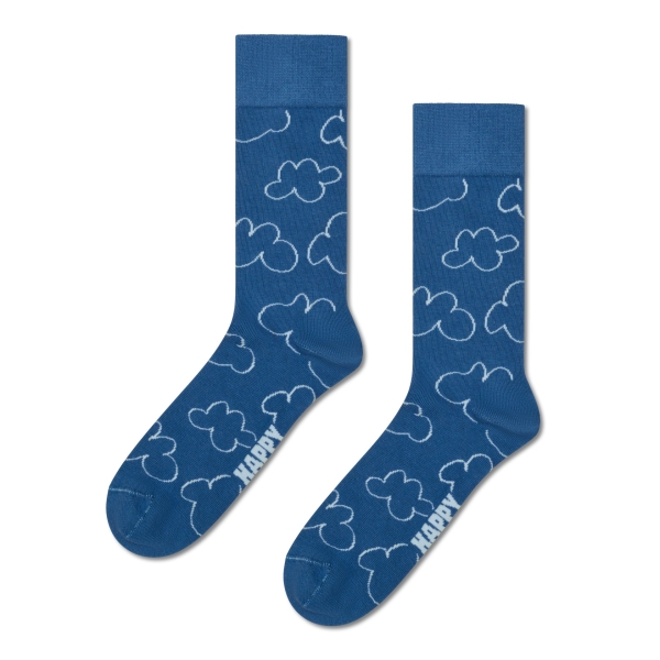 cloudy natural dye socks
