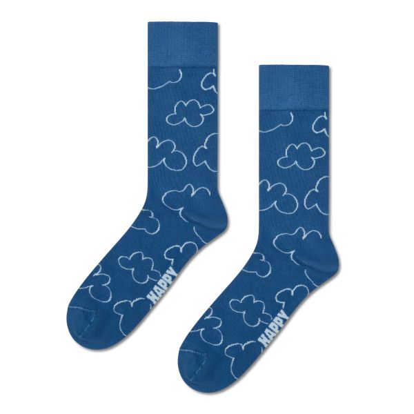 cloudy natural dye socks