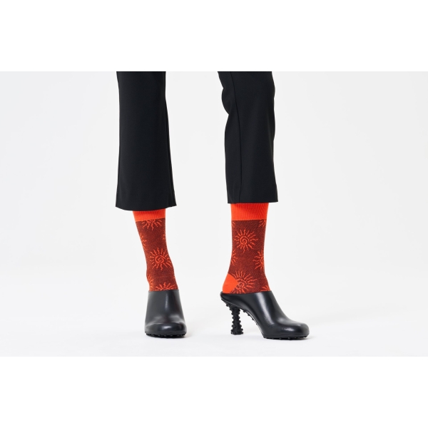 sun jacquard socks