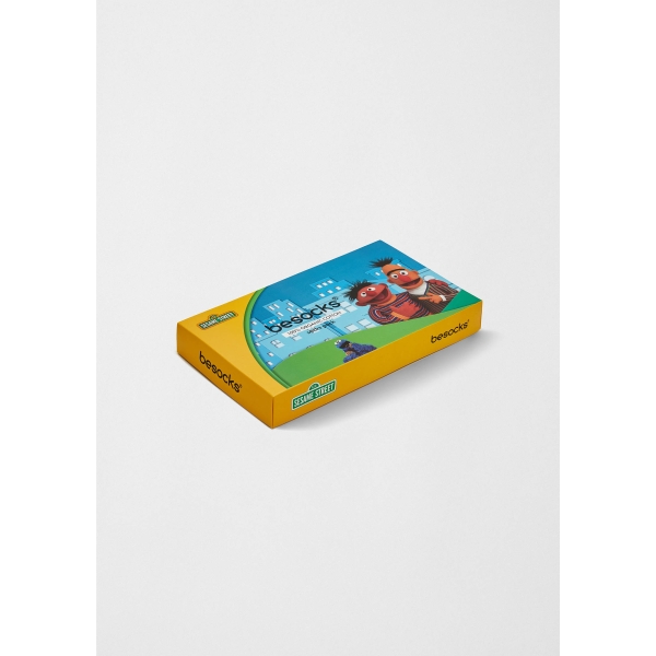 3-pack sesame street socks gift box