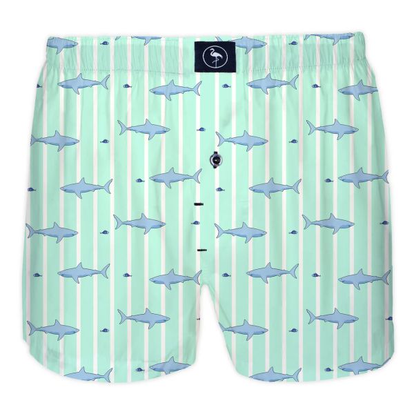 boxer short mint shark